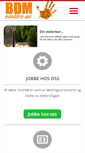 Mobile Screenshot of bdm-elektro.no